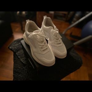 Material Girl  Mossiana2 White Chunky Sneaker